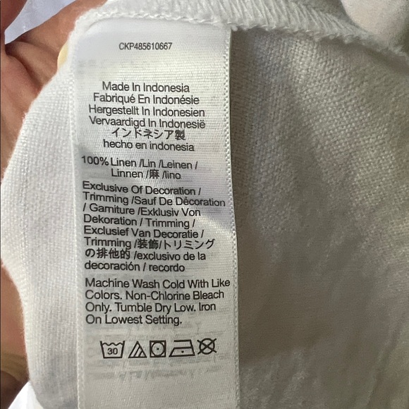 Madewell Cassie White Linen Dress - Picture 9 of 15